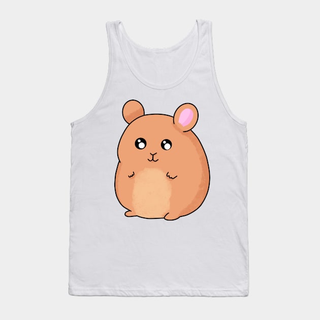 Chunky Hamster Tank Top by mollykay26